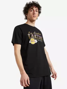 Футболка мужская New Era NBA Lights Logo, Черный