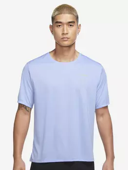 Футболка мужская Nike Dri-FIT UV Run Division Miler, Голубой