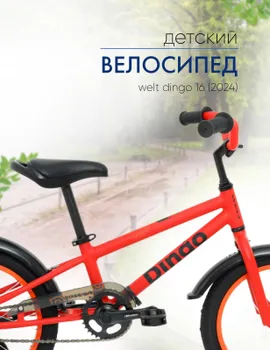 Детский велосипед Welt Dingo 16, год 2024, цвет Красный