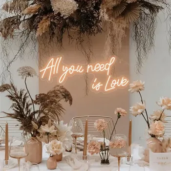 Неоновая лампа OHANEE "All You Need is Love"