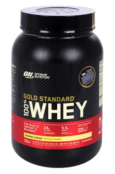 Протеин Optimum Nutrition Gold Standard 100% Whey 2 lb банановый крем, 907 г