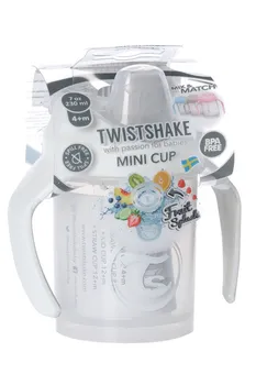 Поильник Twistshake Mini Cup белый бриллиант (с 4 мес), 230 мл
