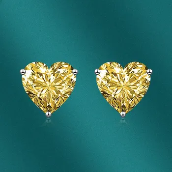 BELLA BOX новые милые серьги в форме сердца, темперамент, цвет любви, сокровище, 10*10, серьги, аксессуары для вечеринок синий