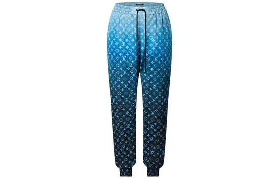 Штаны женские Louis Vuitton спортивные, синий