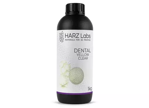 Фотополимер Labs Dental Yellow Clear, прозрачный желтый (1000 гр)