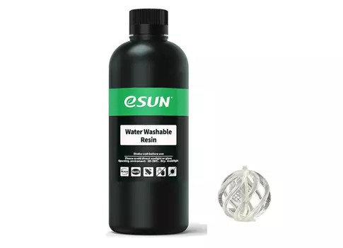 Фотополимерная смола Water Washable, прозрачный, 0,5 кг