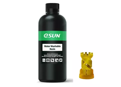 Фотополимерная смола Water Washable, желтый, 0,5 кг