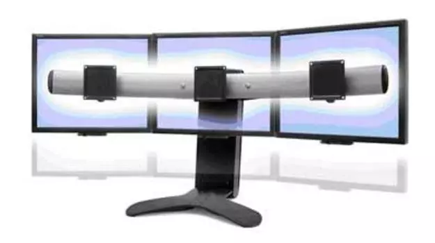 Ergotron LX Lift Stand для трех мониторов (33-296-195)
