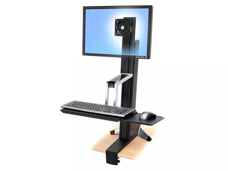 Ergotron WorkFit-S настольное рабочее место, монитор (до 22 дюймов) (33-342-200)