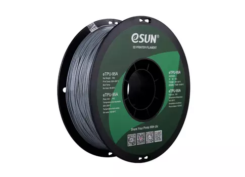 eTPU-95A пластика 1.75 мм 1 кг, серая