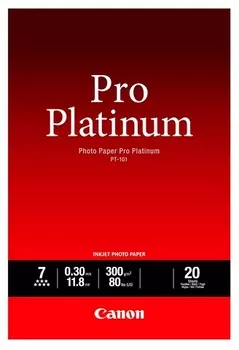 Фотобумага Canon Photo Paper Pro Platinum PT-101, A2, 300 г/м2, 20 листов, односторонняя, глянцевая (2768B067)