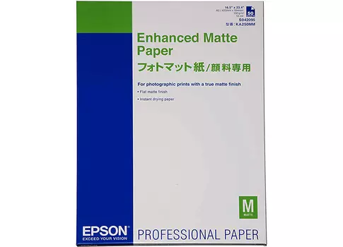 Фотобумага_Enhanced Matte Paper A2, 192 г/м2, 50 листов (C13S042095)