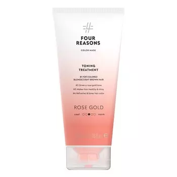 Four Reasons, Маска для волос Toning Treatment Roze Gold, 200 мл