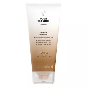 Four Reasons, Маска для волос Toning Treatment Toffee, 200 мл