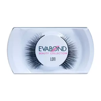 EVABOND, Ресницы накладные L011, черные
