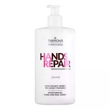 Farmona, Сорбет увлажняющий для рук и ногтей Hands Repair, 500 мл