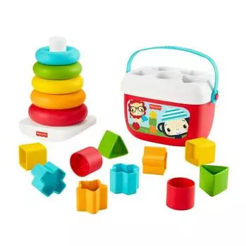 Fisher-Price Подарочный набор "Пирамидка и Сортер"