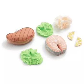 FoodBoxToys Игровой набор продуктов из фетра "Стейки"