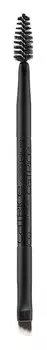 Кисть+щеточка для бровей 2 в 1 "Duo eyebrow defining brush"