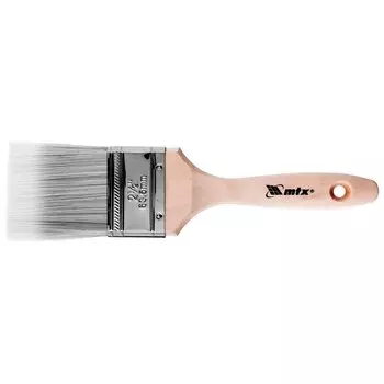 Кисть плоская Platinum 2.5", искусственная щетина, деревянная ручка