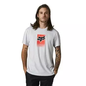 Футболка Fox Dier SS Tee, Light Heather Grey 2021 (Размер: S)