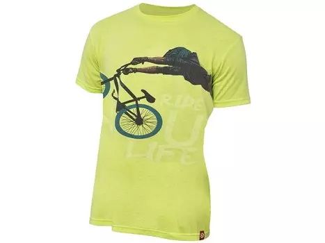 Футболка мужская KELLYS "Dirt", хлопок/полиэстер, салатовая, M, Men's Dirt Tshirt