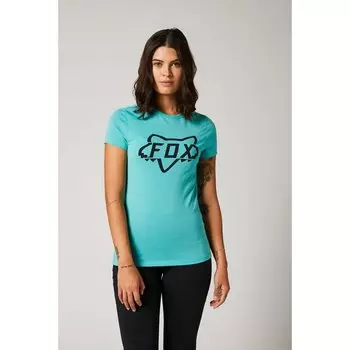 Футболка велосипедная Fox Division Tech Tee, женская, teal , 2021