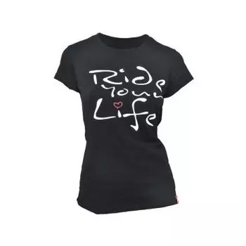 Футболка женская KELLYS "Ride Your Life", чёрная, L, Women's Ride Your Life Tshirt Black, L