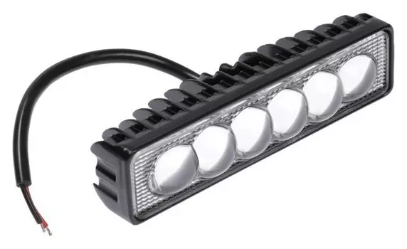 Противотуманная фара Torso, 6 Led, Ip67, 18вт, 12-24в, направленный линзованный свет