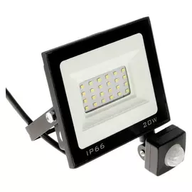 Прожектор светодиодный Luazon Lighting 20 Вт, 1800 Лм, 4000к, датчик движения, Ip66