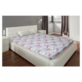 Простыня на резинке этель 180*200*25 см, "Милена", 100% хлопок,поплин, 125 гр/м2