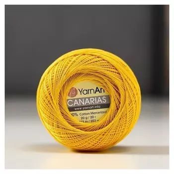 Пряжа "Canarias" 100% мерсериз. хлопок 203м/20г (6347)