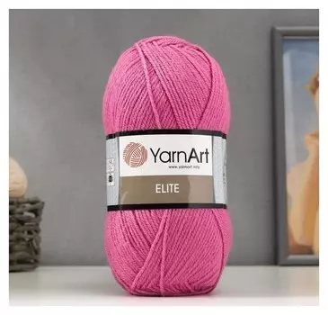 Пряжа "Elite" 100% акрил 300м/100гр (849 брусника)
