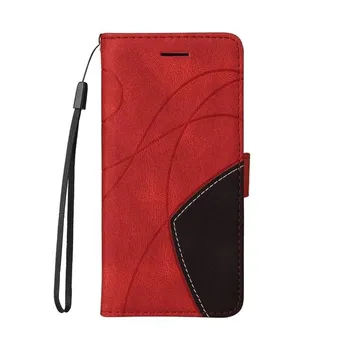 Для Iphone 14 Pro Max 13 Pro Max 12 Pro Max Se 2020 11 Pro Max 8 7 6 5se Кошелек с откидной крышкой, кожаный магнитный чехол с несколькими картами iPhone 5-5S-5Se красный
