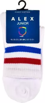 Носки подростковые Alex Textile J-1618 бесшовные белые р35-38
