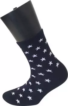 Носки женские Alex Textile Горошек бесшовные темно-синие р39-41