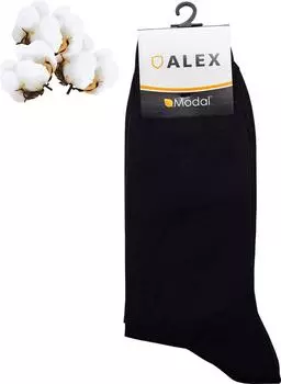 Носки мужские Alex Textile Модал бесшовные черные р43-44