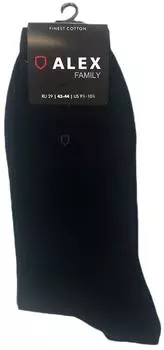 Носки мужские Alex Textile T-524 черные р43-44