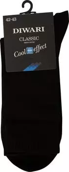 Носки мужские Diwari Classic Cool Effect 7C-23СП черные р.42-43
