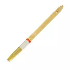 Кисть круглая, Bartex, Евро, диаметр 20 мм, №2, 3/4 '', натуральная щетина, 38 мм, рукоятка дерево, 1117602