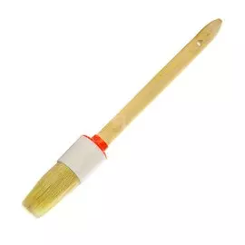 Кисть круглая, Bartex, диаметр 35 мм, №8, 44 мм, рукоятка дерево, 1117608