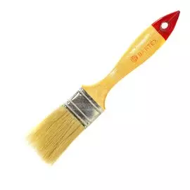Кисть плоская, Bartex, Евро, 12х38 мм, 1 1/2 '', 44 мм, рукоятка дерево, 1117215
