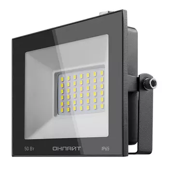 Прожектор светодиодный Онлайт OFL 4000К 50 Вт IP65 черный