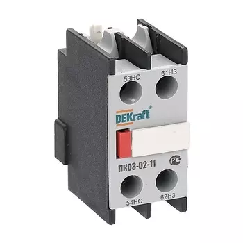 Приставка дополнительная Dekraft ПК-03 (24100DEK) 690 В к контактору КМ-103 4P