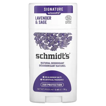 Schmidt s, Натуральный дезодорант, Лаванда и шалфей, 2,65 унции (75 г)