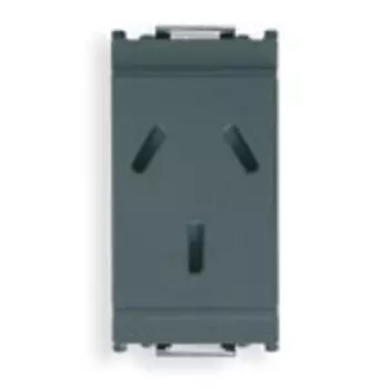 16250 Розетка 2p+t 10a аргентина серая Vimar Idea