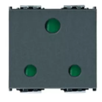 16258 Розетка 2p+t 16a англия серая Vimar Idea