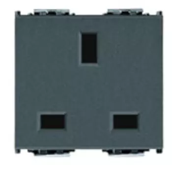 16260 Розетка 2p+t 13a англия серая Vimar Idea