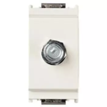 16331.B Розетка для штеккера f 75 ohm белая Vimar Idea