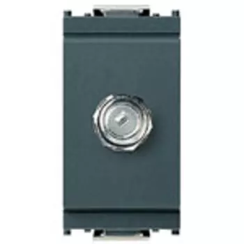 16331 Розетка для штеккера f 75 ohm серая Vimar Idea